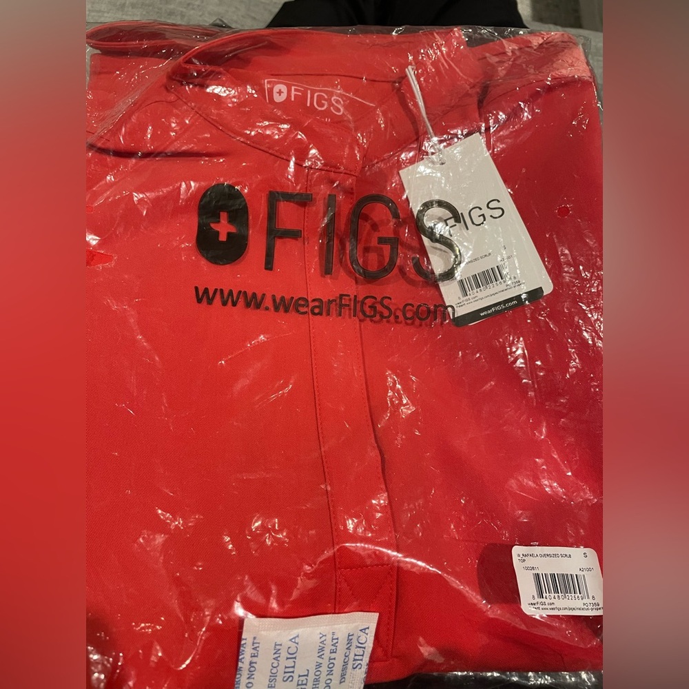 FIGS RAFAELA OVERSIZED ACRUB TOP **CORAL** / SMALL / NWT